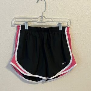Nike Dri-Fit 3 Inch Tempo Running Shorts Black and Pink size S